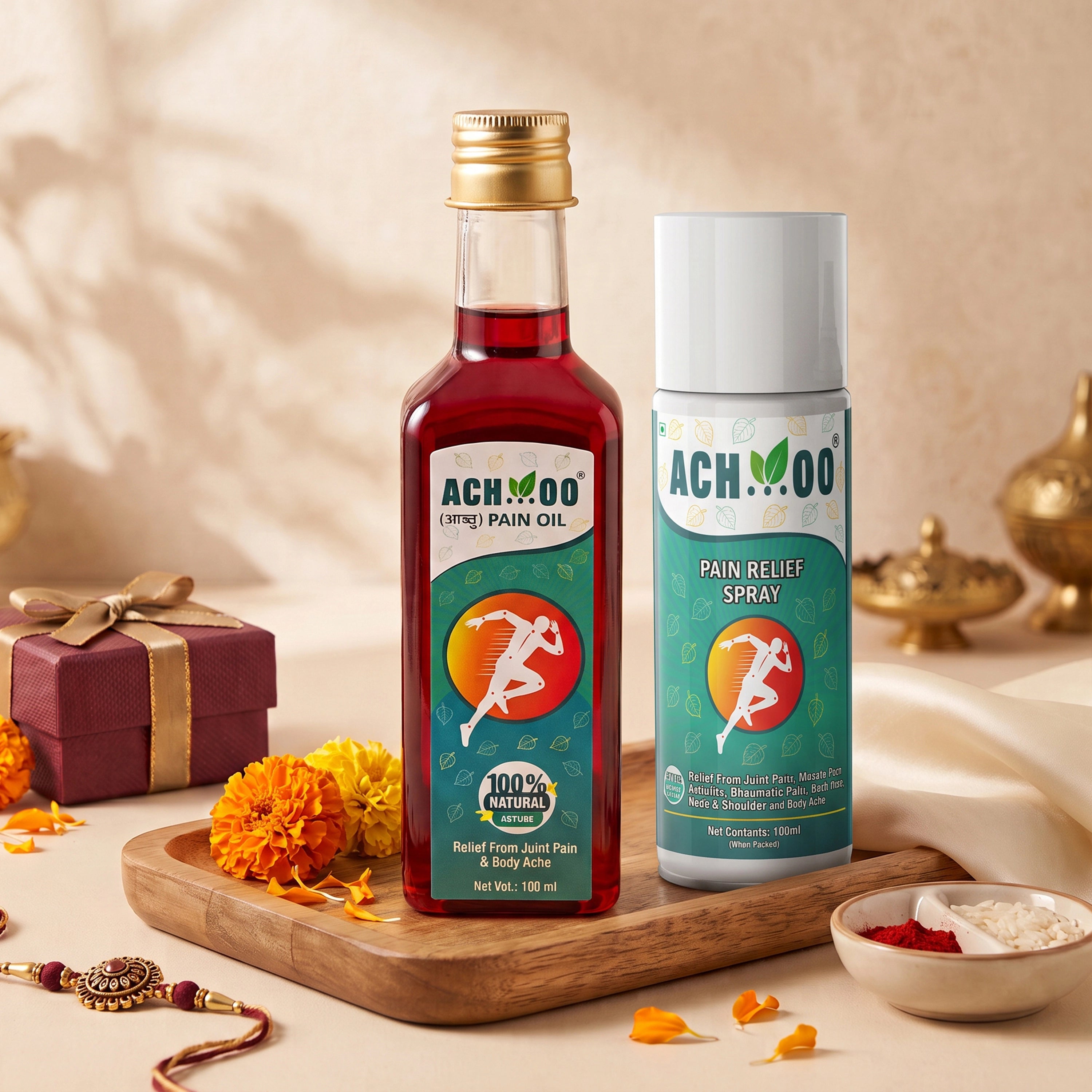 Power pack combo Pain oil(100ml) and spray(100ml)