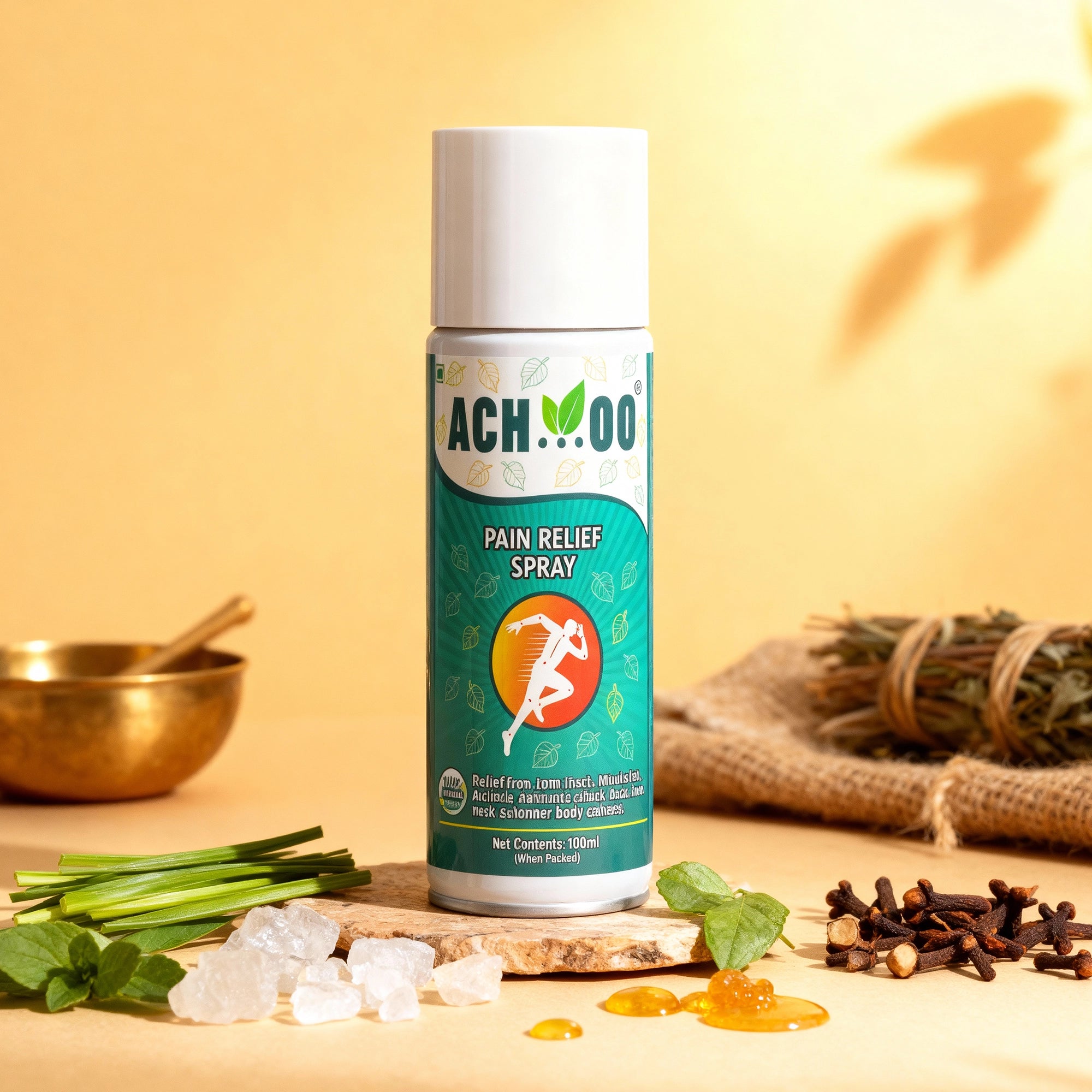 Achoo Pain Relief Spray - For Muscle and Joint Pain- 100ml