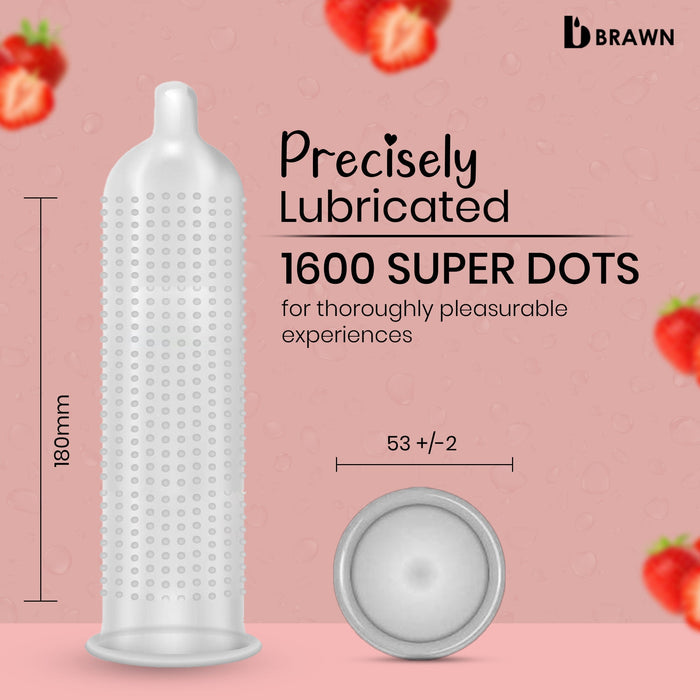 INJOY Flavoured Premium Extra Thin Condoms 75's with 1600 Super Dots, Enjoy with Injoy
