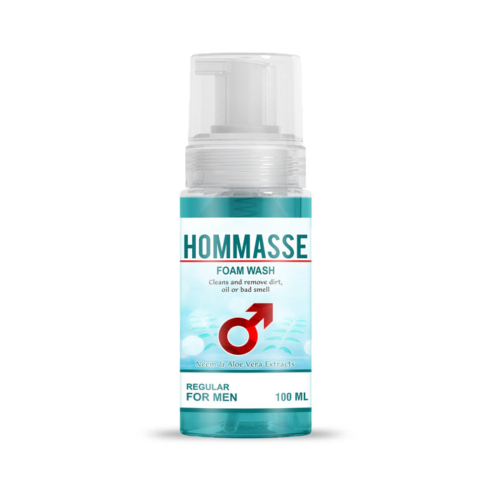 Hommasse Foam Wash for men-Intimate care with goodness of Neem and Aloevera 100ml